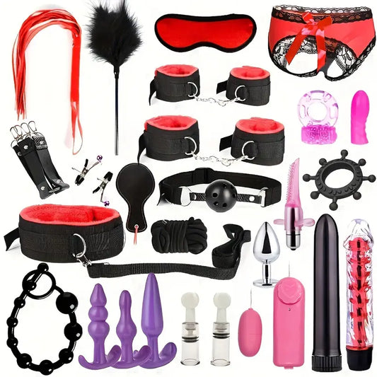 Kit de Bondage BDSM de 26 Piezas