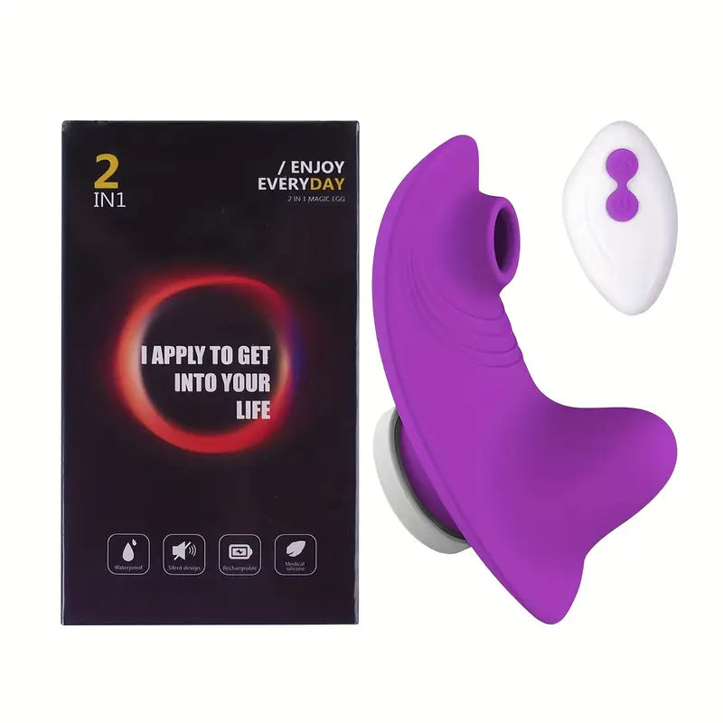 Vibrador Portátil para Bragas con Remoto